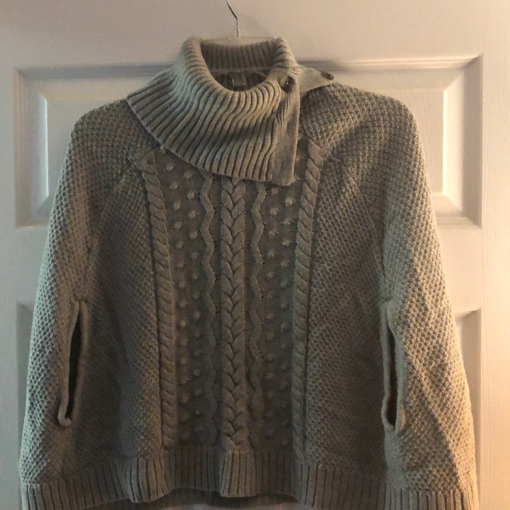 Girls Poncho Sweater
